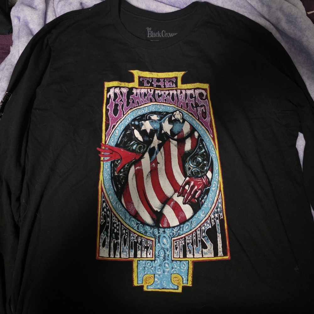 Black Crowes Graphic Long-Sleeve T-Shirt US Men's XL